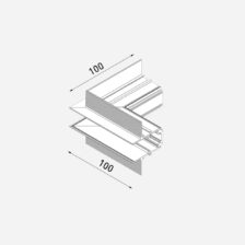 90° OUT Corner for R20 Profile