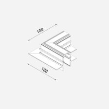 90° Corner for R20 Profile