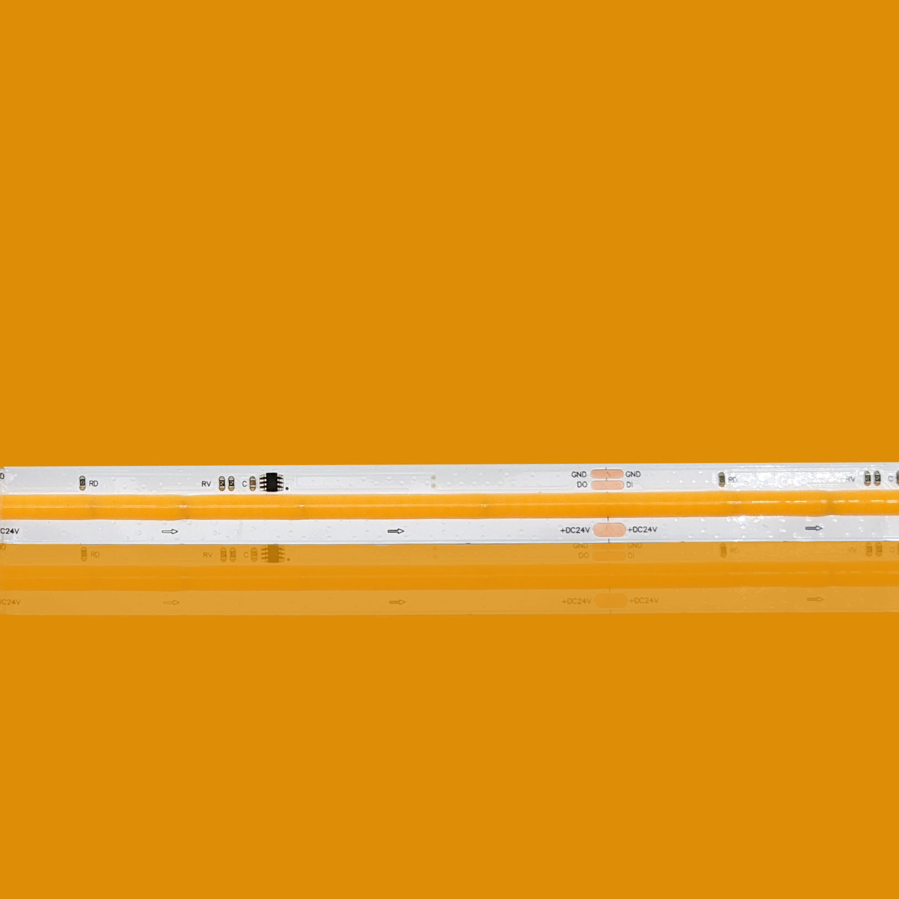 Ustrip LED420-ICOB-W40-24V-11W-12mm-SPI-2811F - Адресна стрічка COB денний білий - Зображення 6