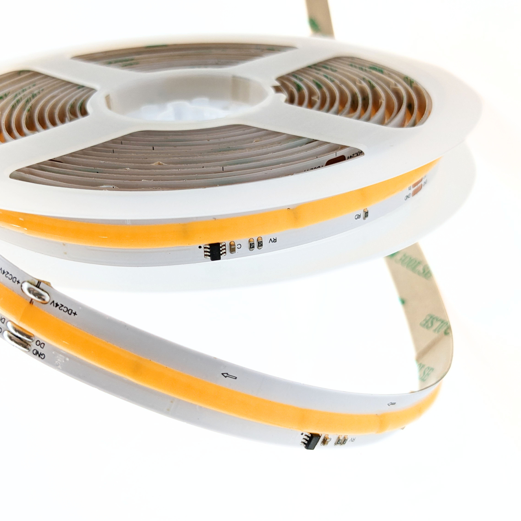 Ustrip LED420-ICOB-W40-24V-11W-12mm-SPI-2811F - Адресна стрічка COB денний білий