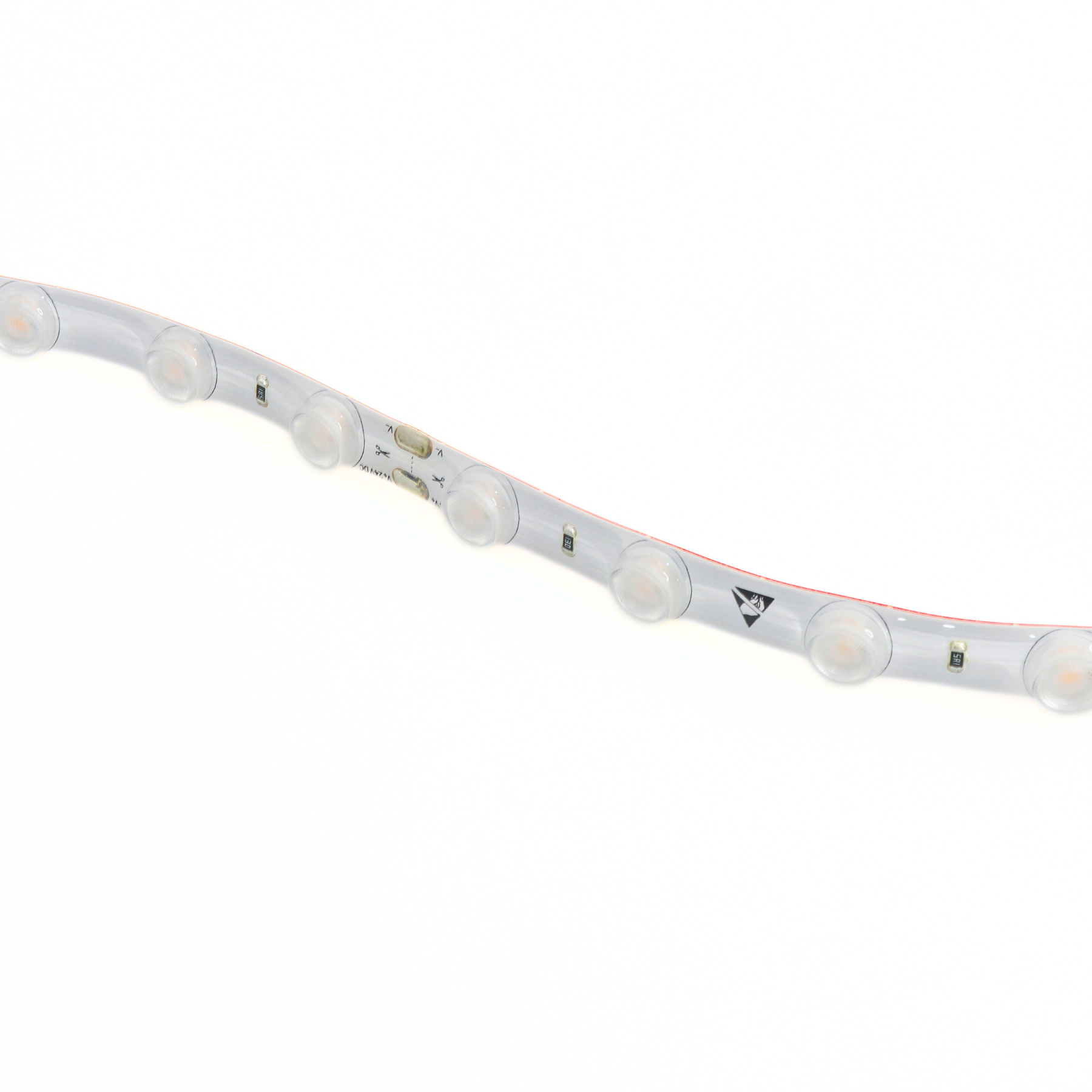 Ustrip LED56-FW2835-TW-24V-19,2W-IP62 - Лінзована стрічка мульти-біла