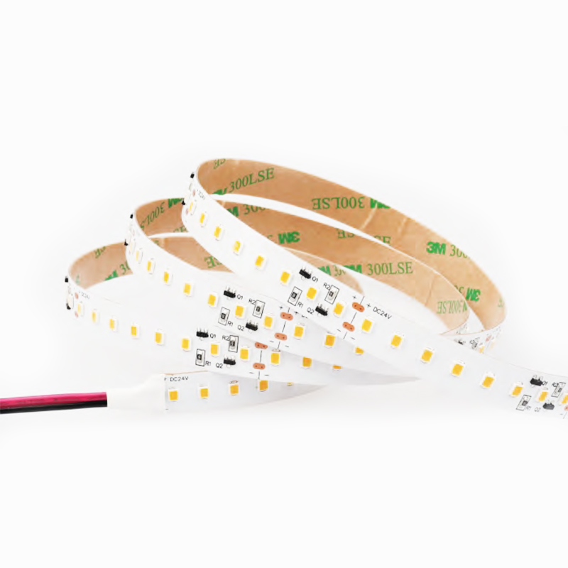 Світлодіодна стрічка Ustrip LED128-H2835-W30-24V-18W-Ra80 теплий білий