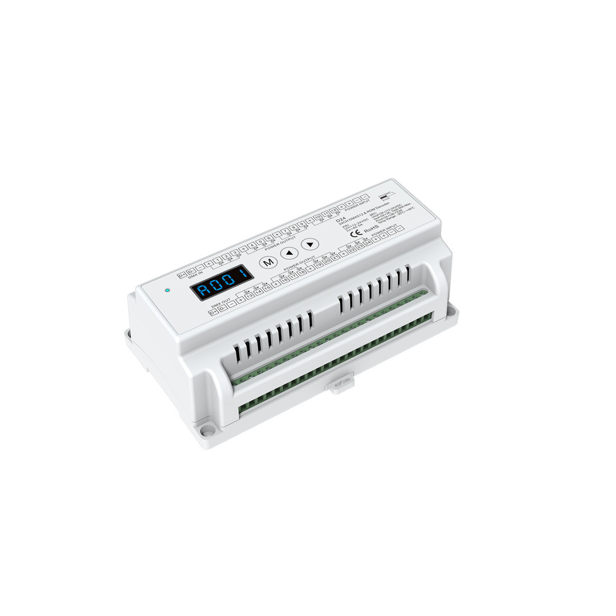 Usmart DMX512 Decoder UD24 24-канальний ШІМ декодер