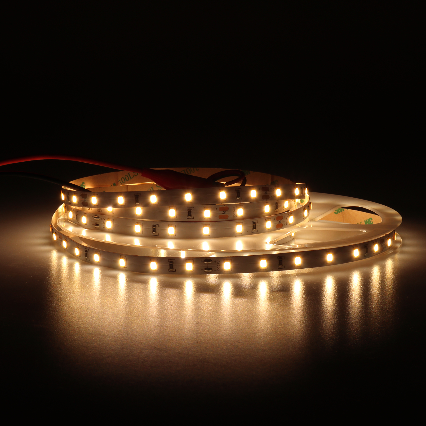 Світлодіодна стрічка Ustrip LED60-2835-W30-24V-12W теплий білий - Зображення 5