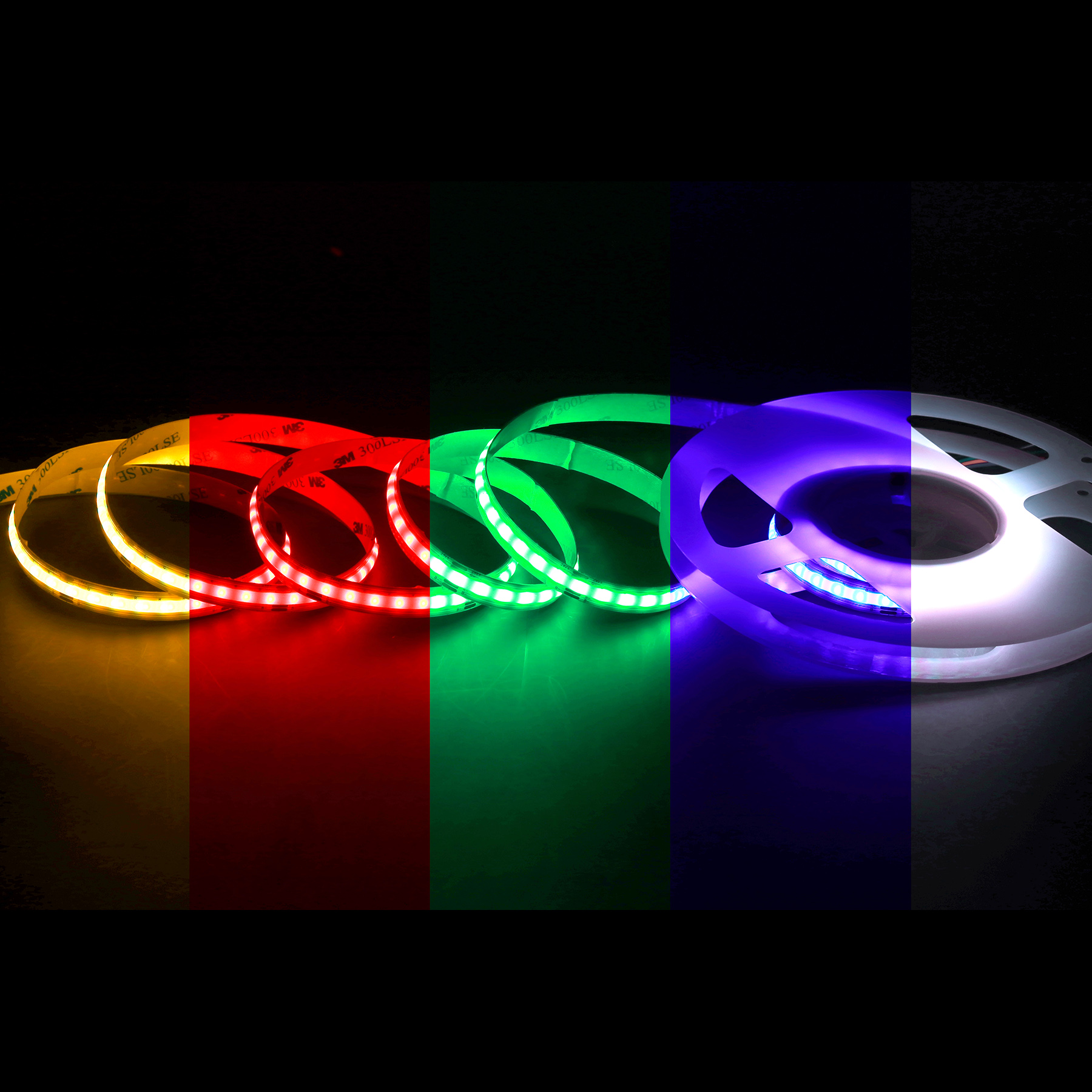 Світлодіодна стрічка Ustrip LED420-COB-RGB-24V-15W-10mm - Зображення 4