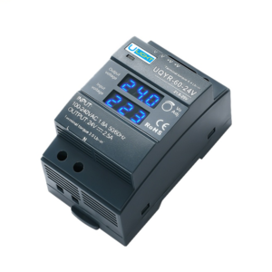 Upower UQYR-60-24V - Імпульсний блок живлення на DIN-рейку з дисплеєм