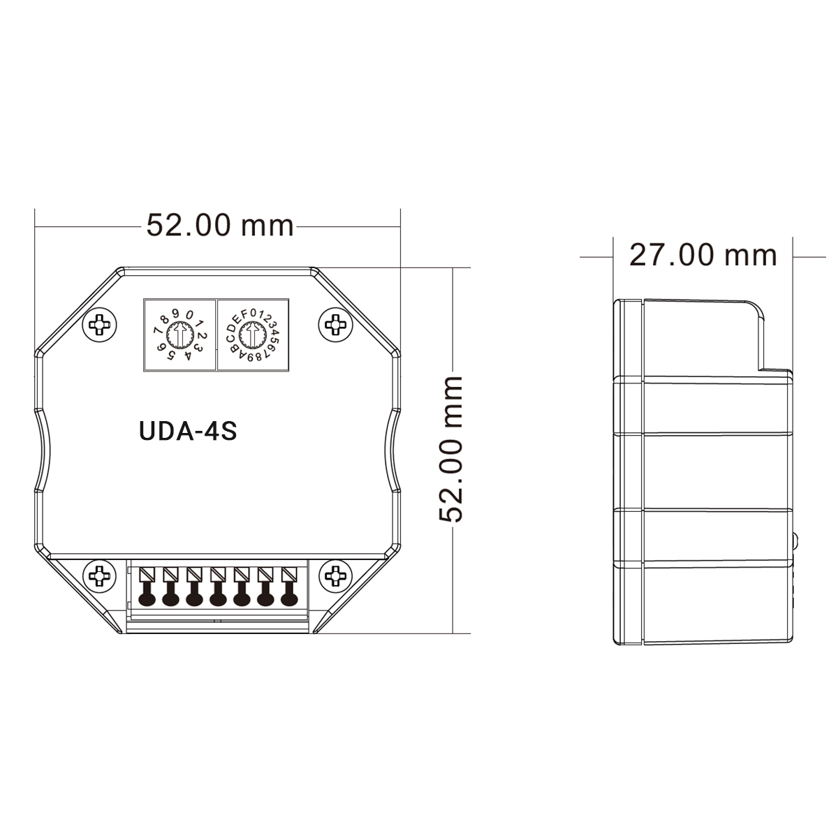 Usmart DALI Master UDA-4S 4 кнопковий димер - Зображення 5