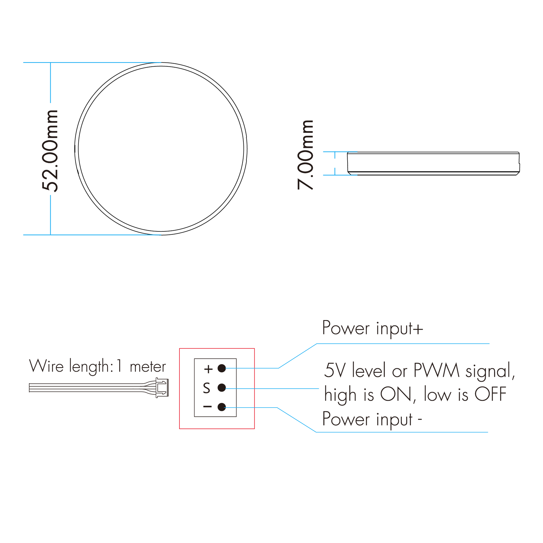 Usmart Sensor UE1-M - Ультразвуковий датчик руху для керування освітленням із затримками - Зображення 4