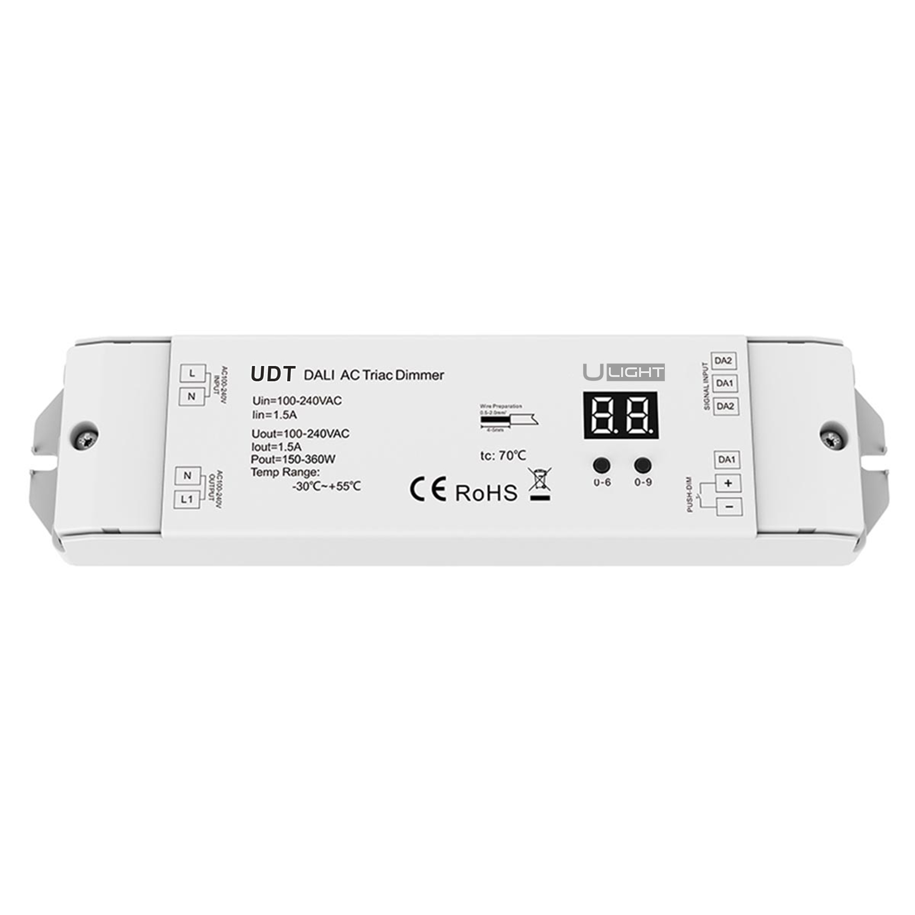 Usmart TRIAC/MOSFET UDT DALI диммер 230В - Зображення 3