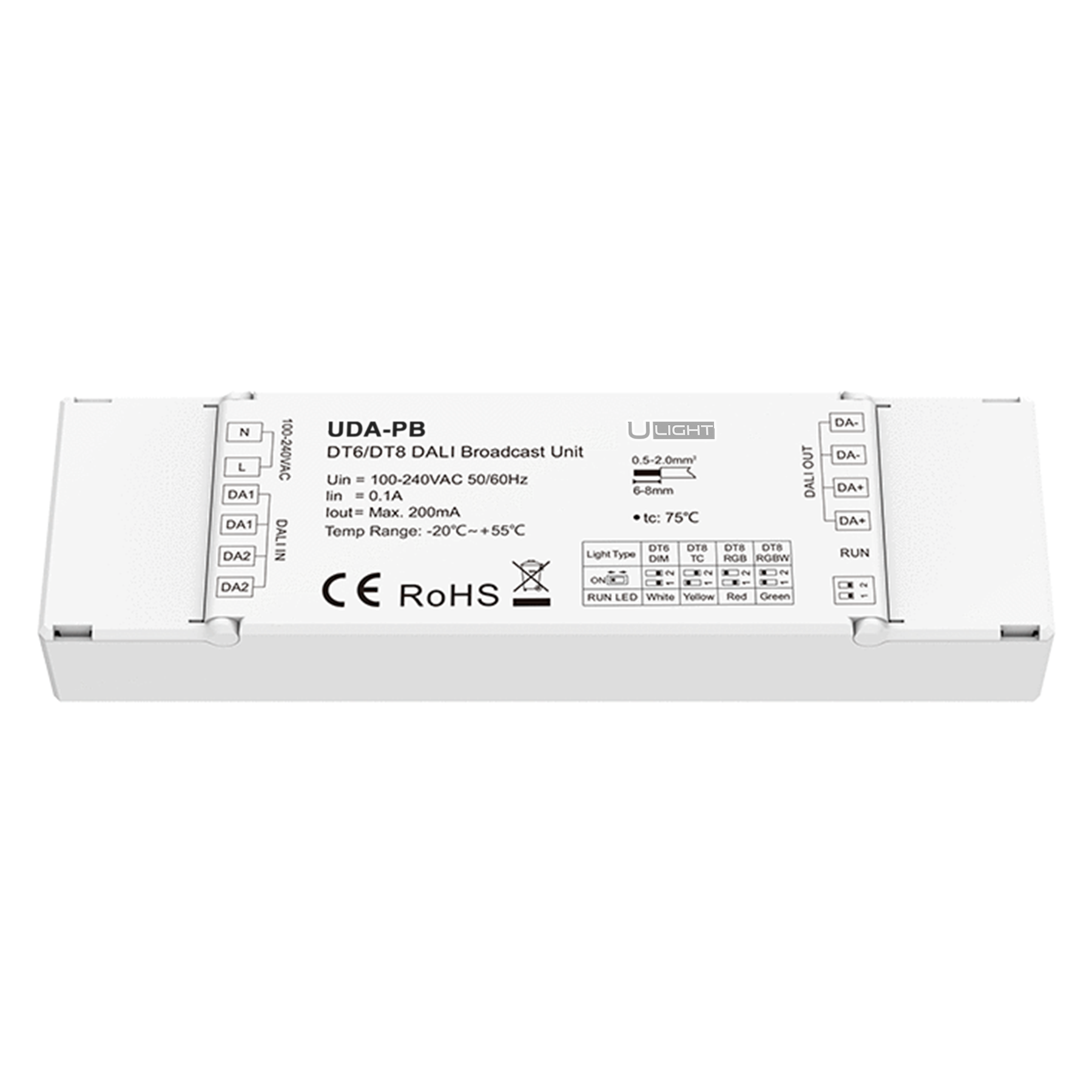 Usmart UDA-PB - Трансляційний блок DALI DT6/DT8 - Зображення 3