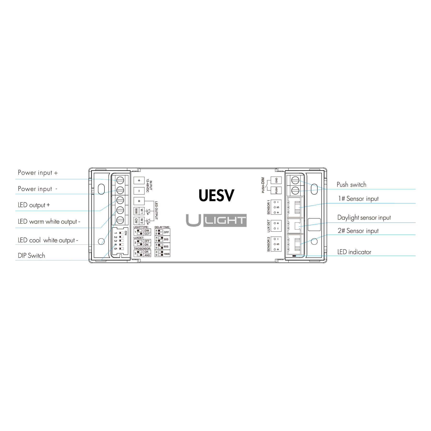 USMART UES-V Контролер для підсвічування сходів - Зображення 5