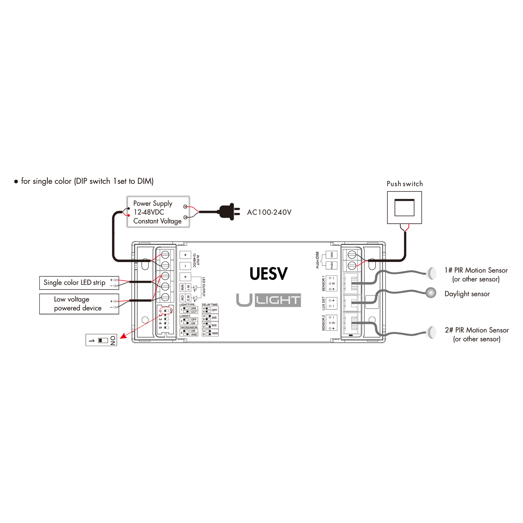 USMART UES-V Контролер для підсвічування сходів - Зображення 6