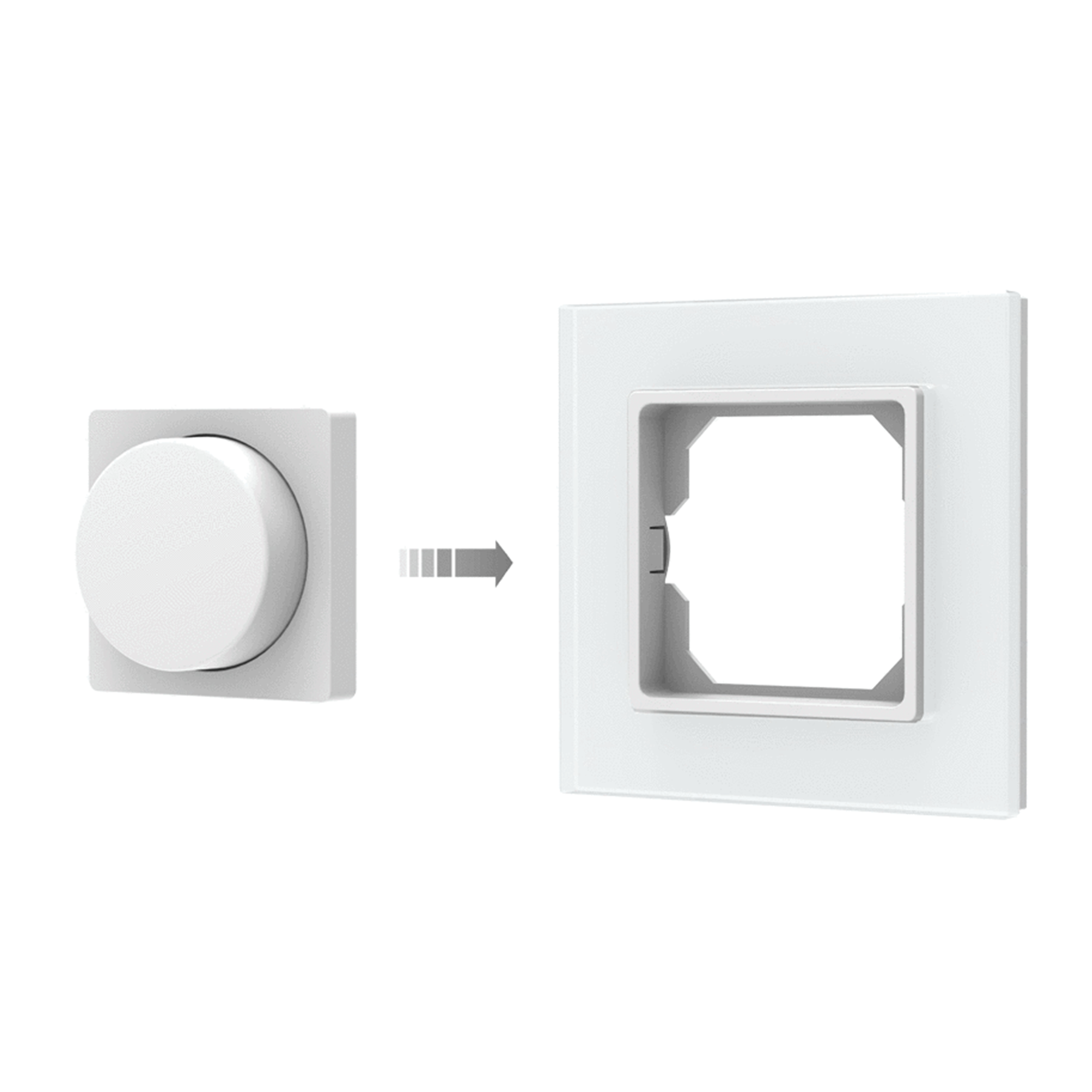 Usmart UPK1(G) - RF Накладна роторна панель 2.4 ГГц DIM - Зображення 3