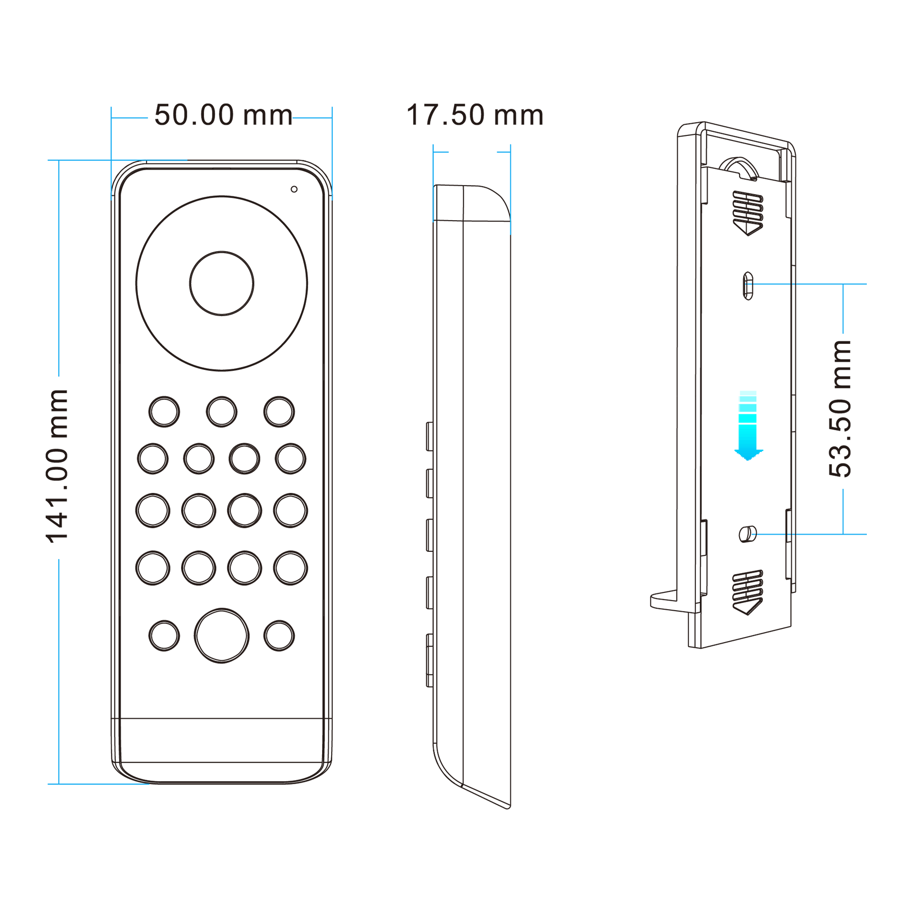 Usmart URS10 - RF Універсальний радіопульт із сенсорним кільцем DIM, MIX, RGB, RGBW - Зображення 5