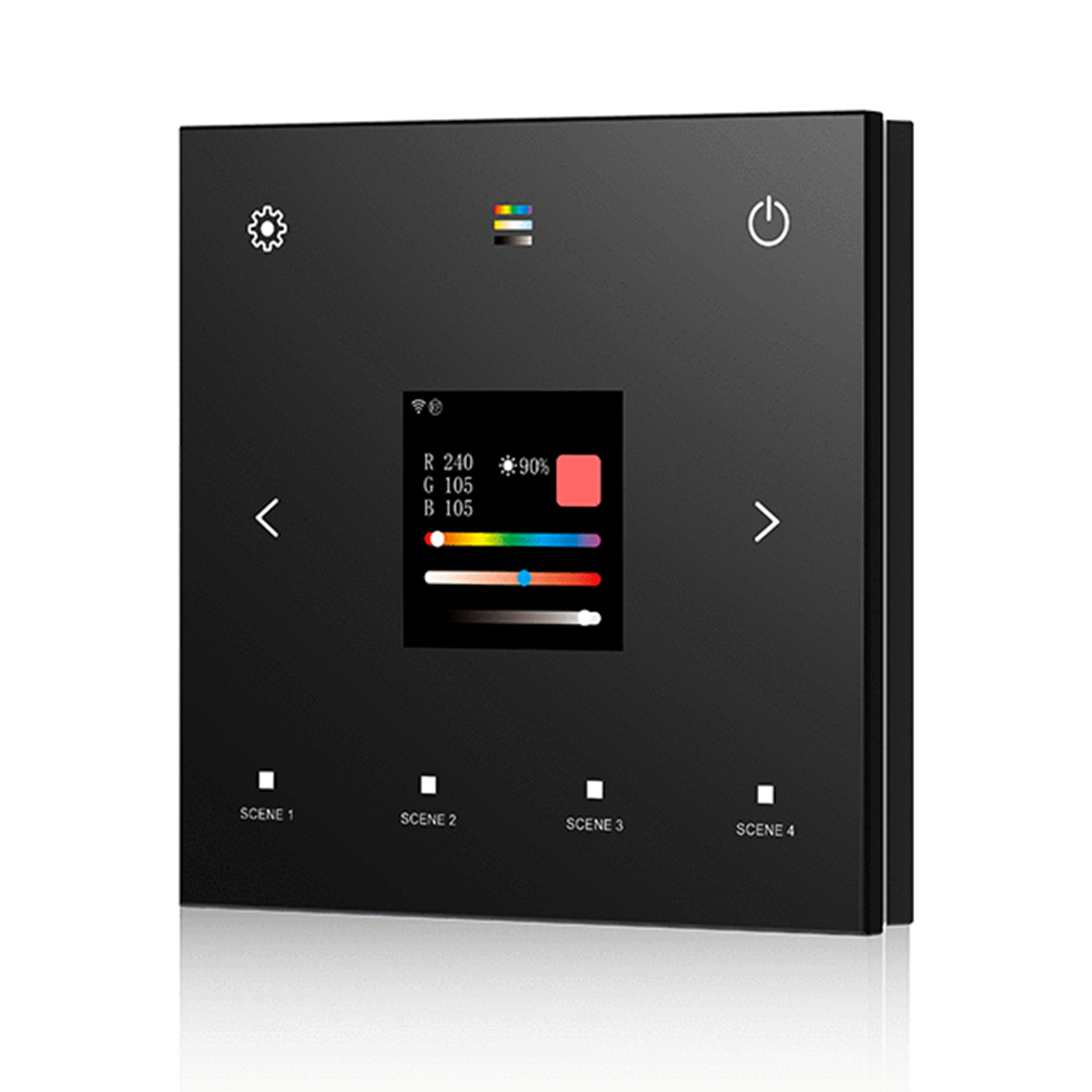 Usmart UTPS-D-WT (black) Сенсорна панель Wi-Fi та RF DALI Master (чорна)