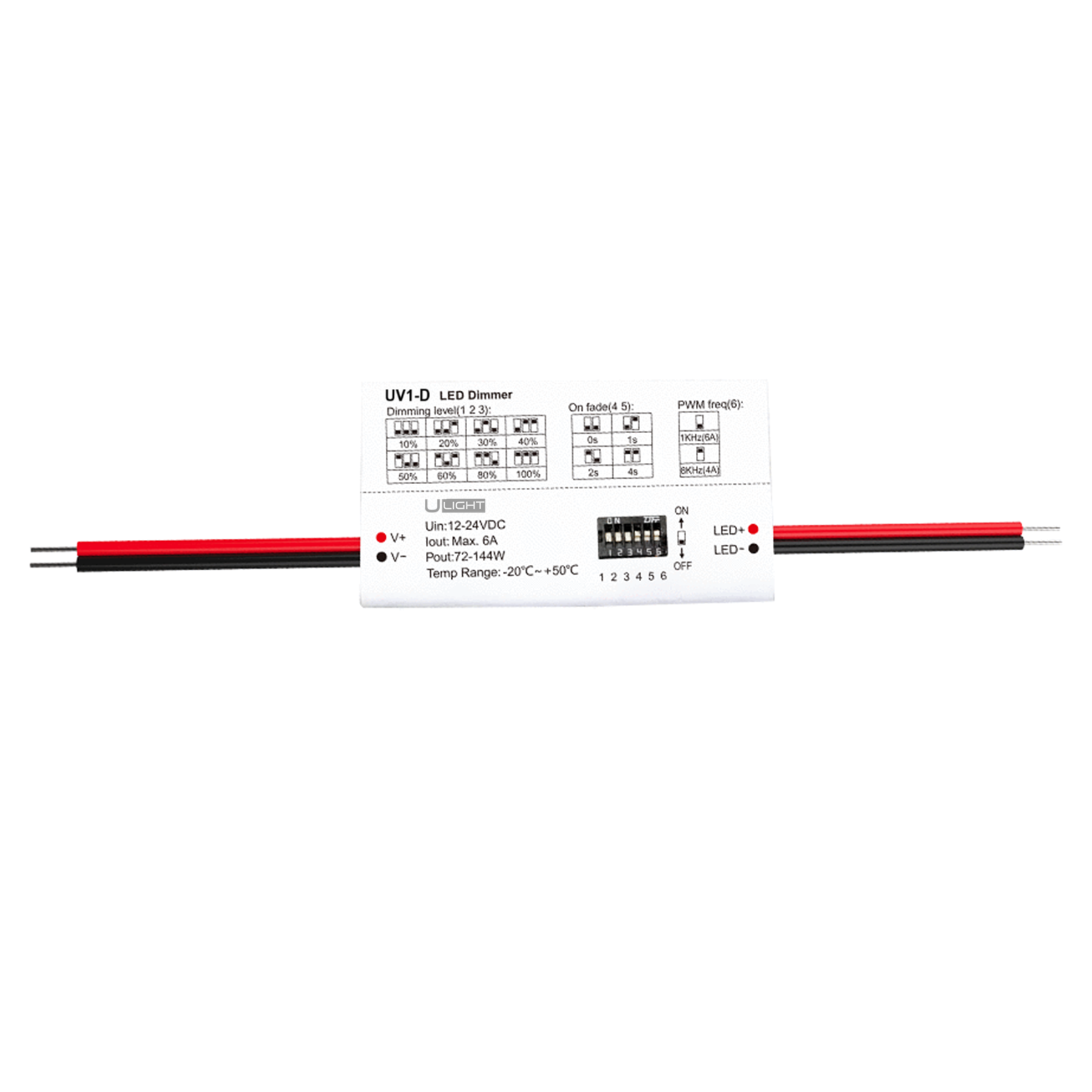 Usmart UV1-D - 1-канальний світлодіодний димер постійної напруги - Зображення 3