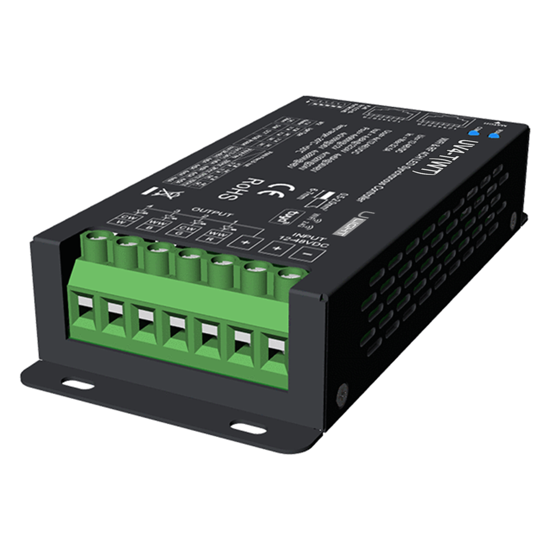 Usmart UV4-T(WT) - WiFi+RF+DMX512 Універсальний контролер та підсилювач RGBW, RGB, CCT, DIM - Зображення 5