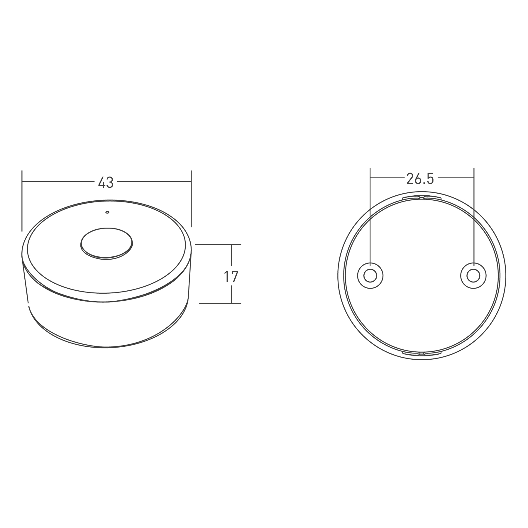 USMART UR1-1 (black) Накладна мініатюрна кнопкова радіо панель - Зображення 3