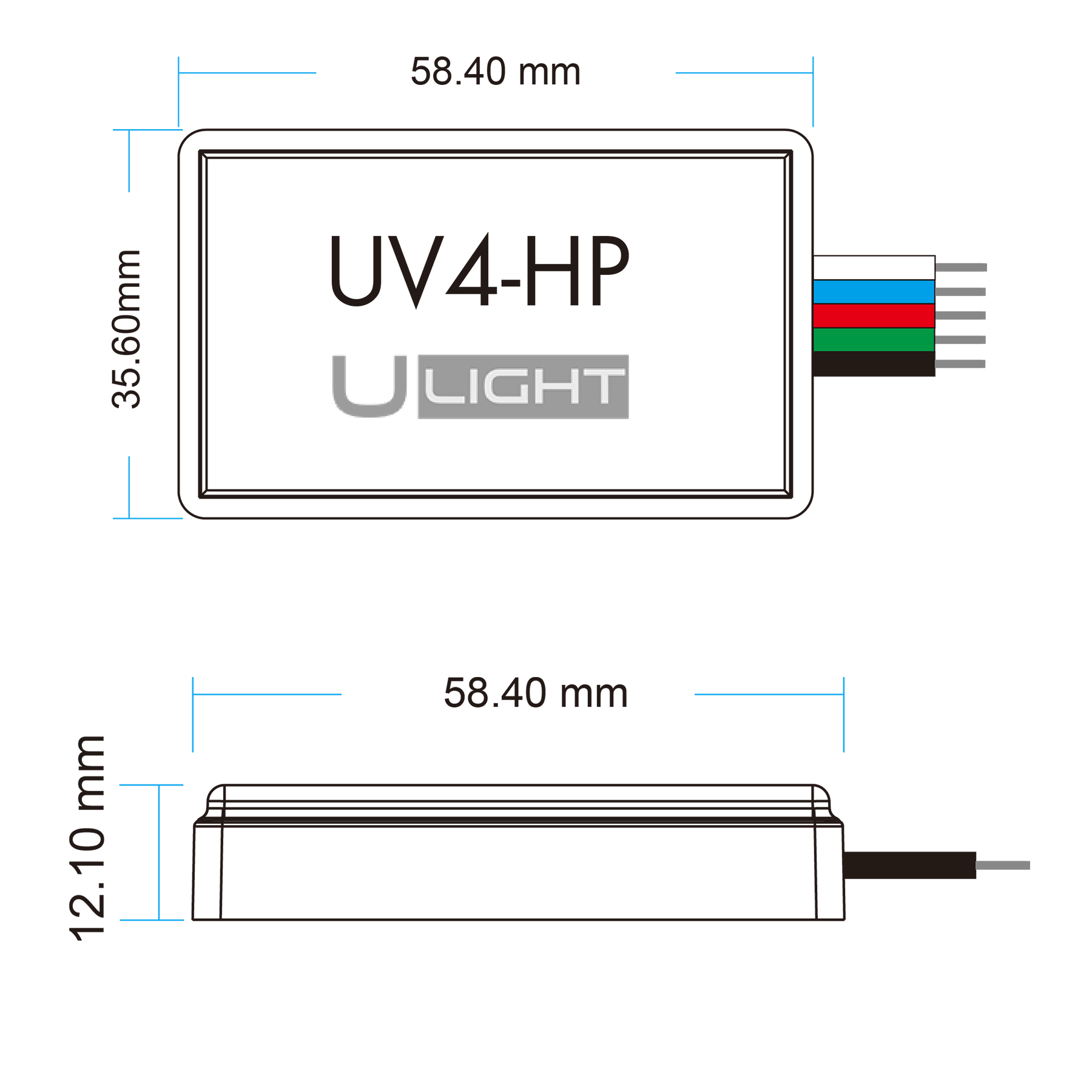 Usmart UV4-HP - Захисний фільтр для світлодіодної стрічки 4 канали 12-48 В - CCT, RGB, RGBW - Зображення 7